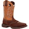 Durango Western Boot, 9 D, Leather, 11 in H, Brown/Tan DB4442 - alternate 1